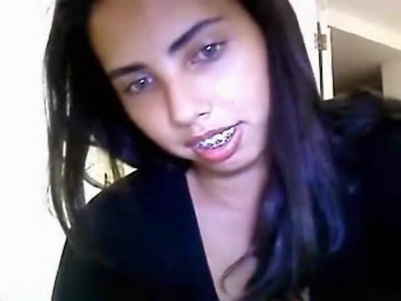 Astonishing Mexican girl uses to chat only with a dildo