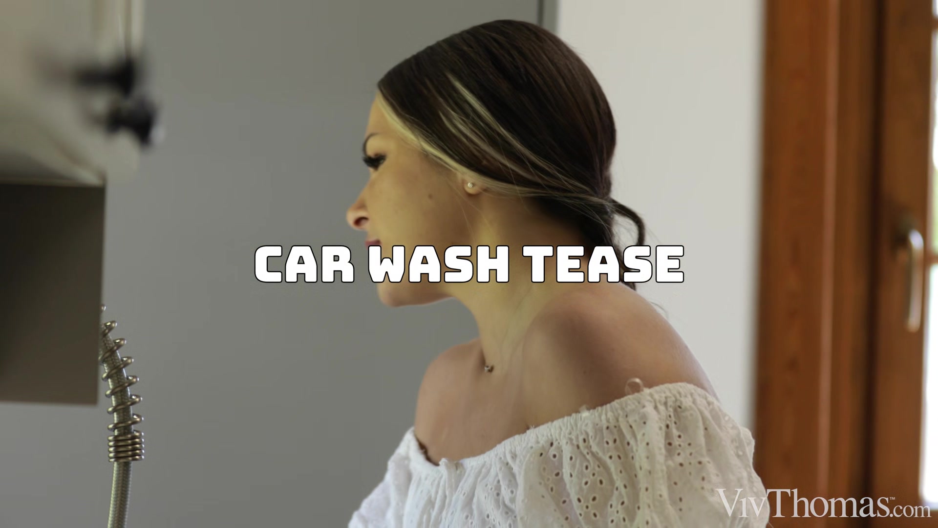 Car Wash Tease - Emily First & Sylvia Wise