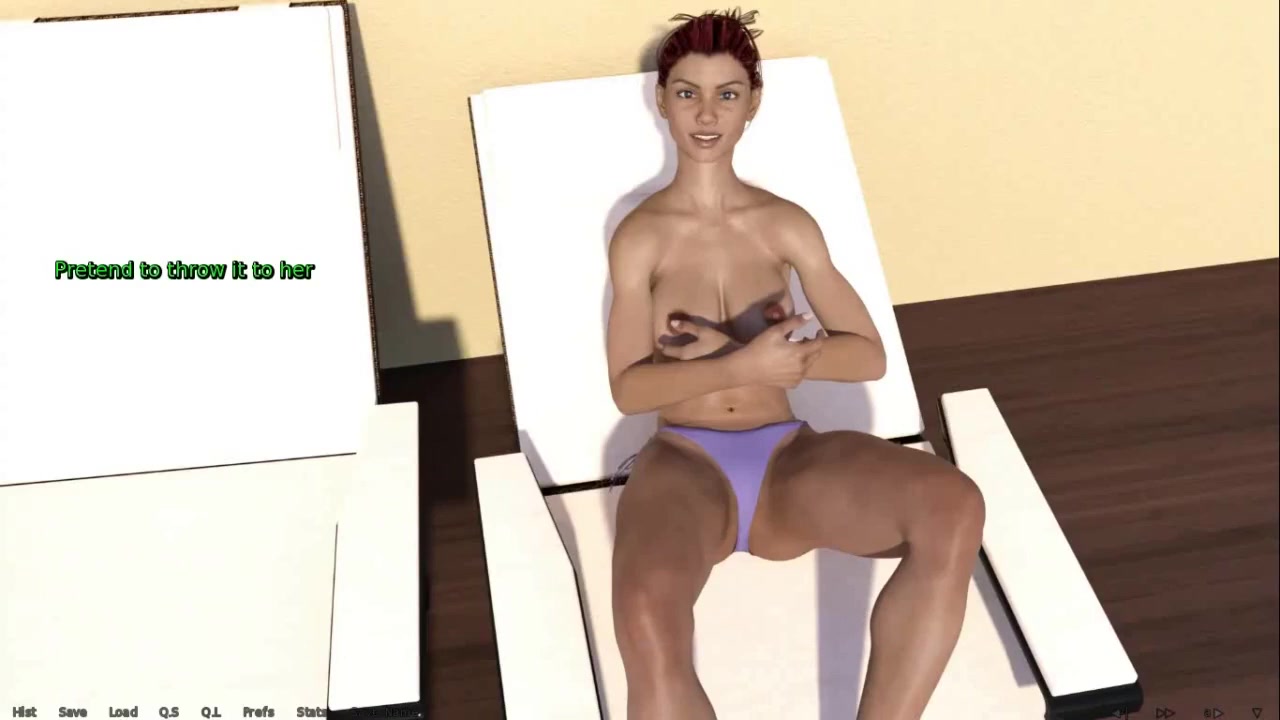 Where The Heart Is Naughty Half Naked Girl By The Pool Ep35