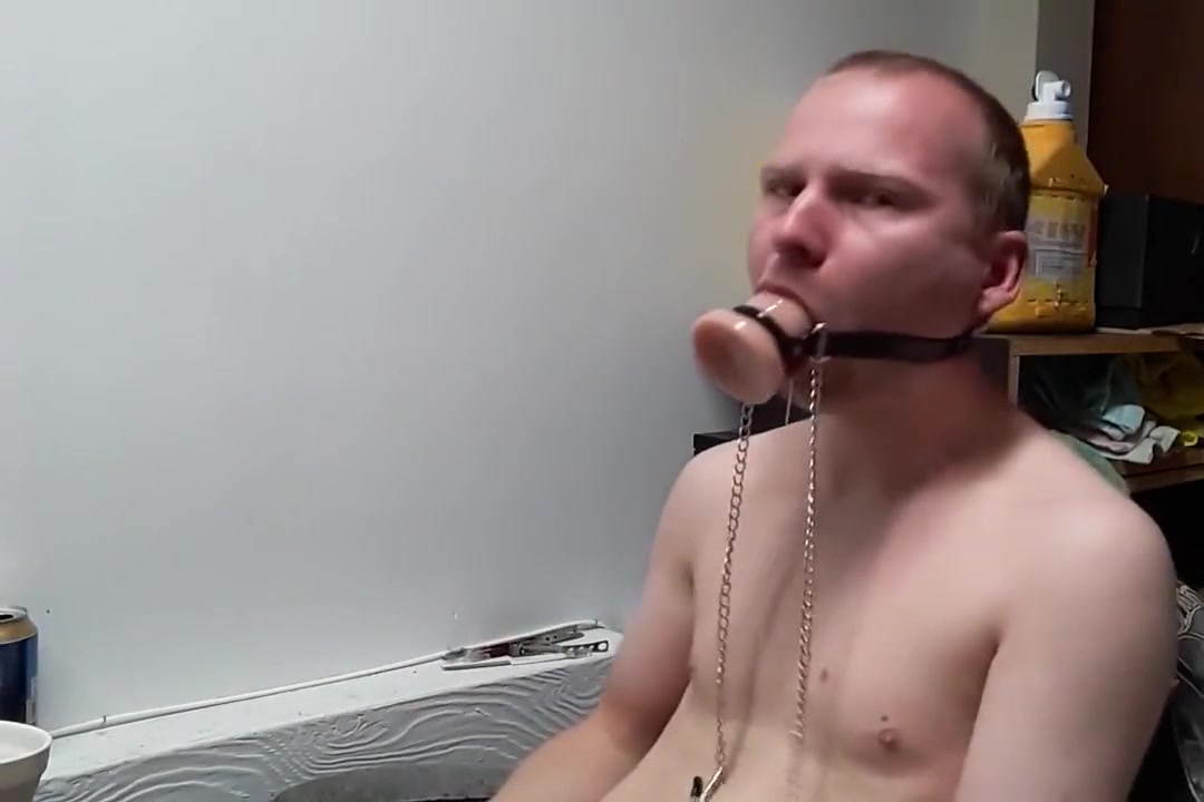 Gay Dildo Gag Deepthroat