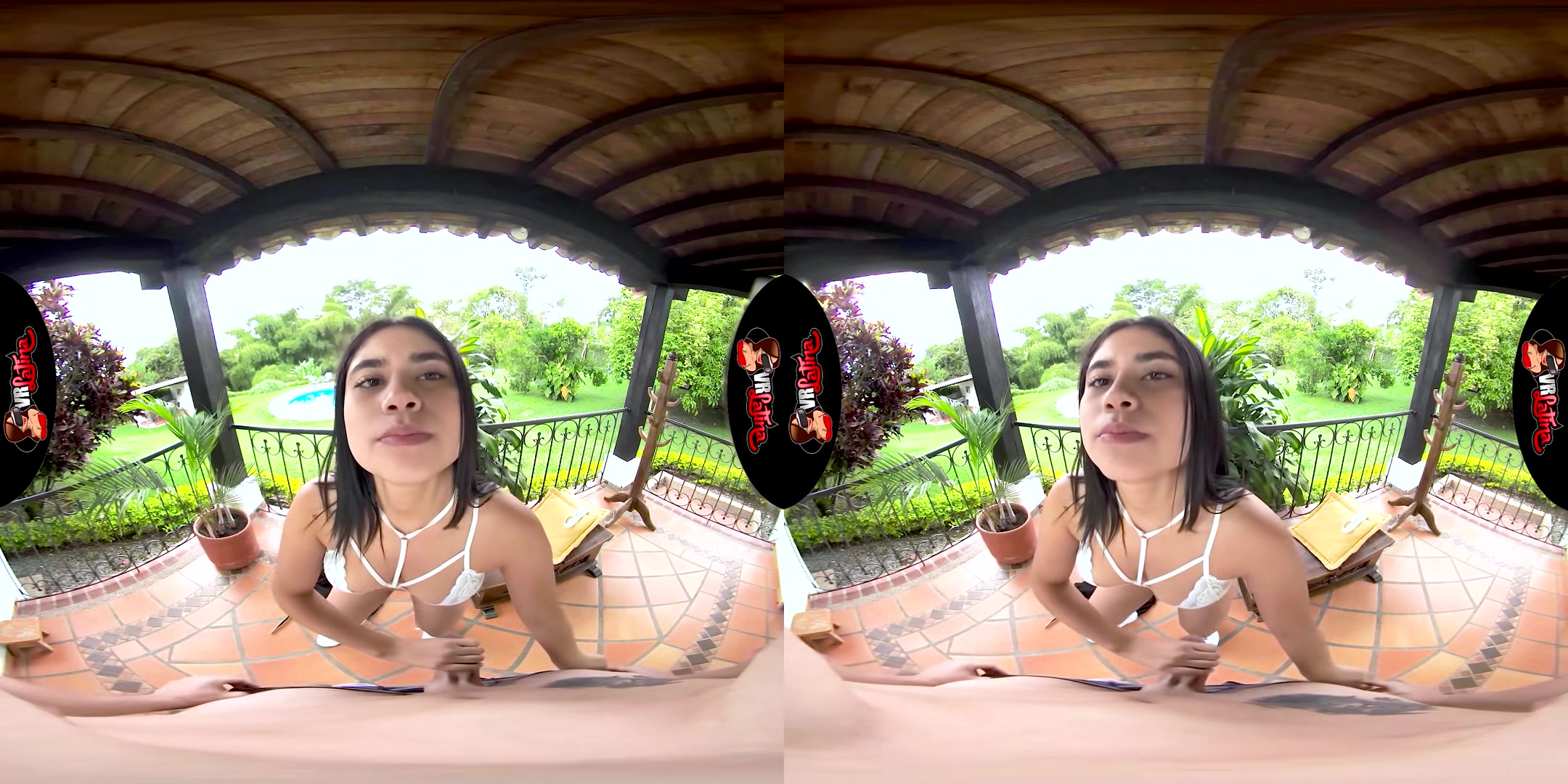 Big Booty Beauty - Curvy Latina Babe Fucks Outside