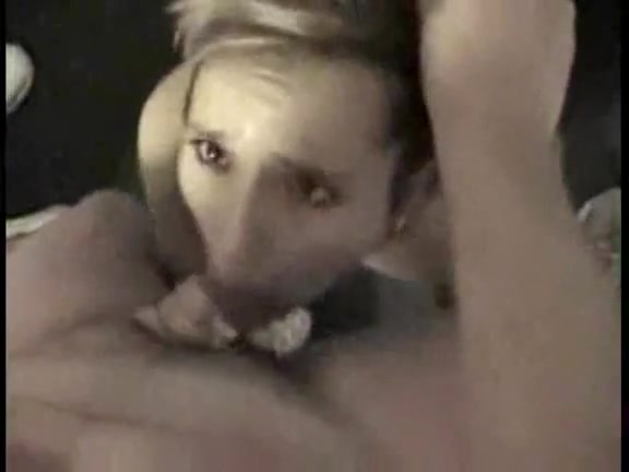 White college bitch is sucking dick for money