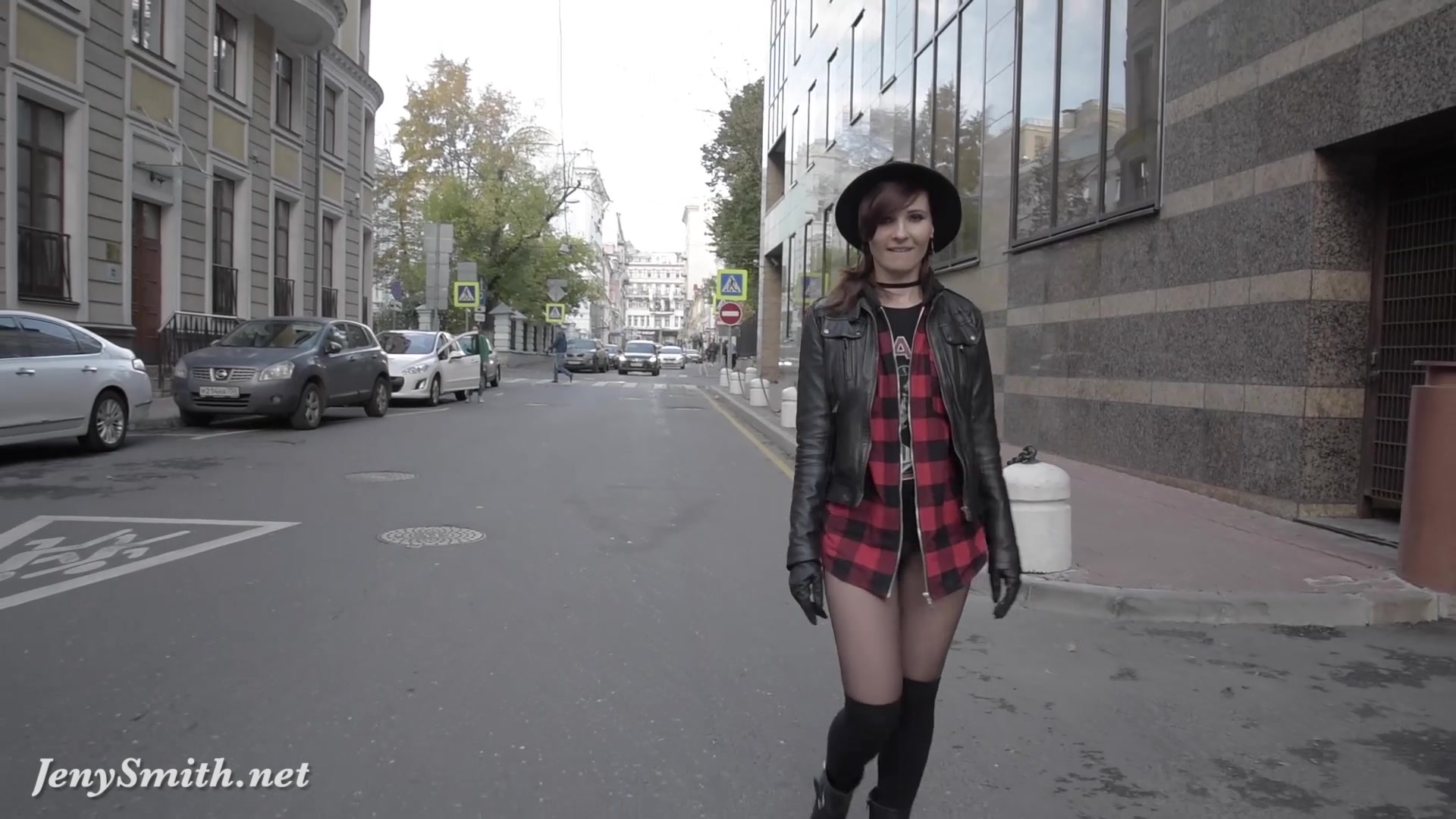 Jeny Smith pantyhose fire walking