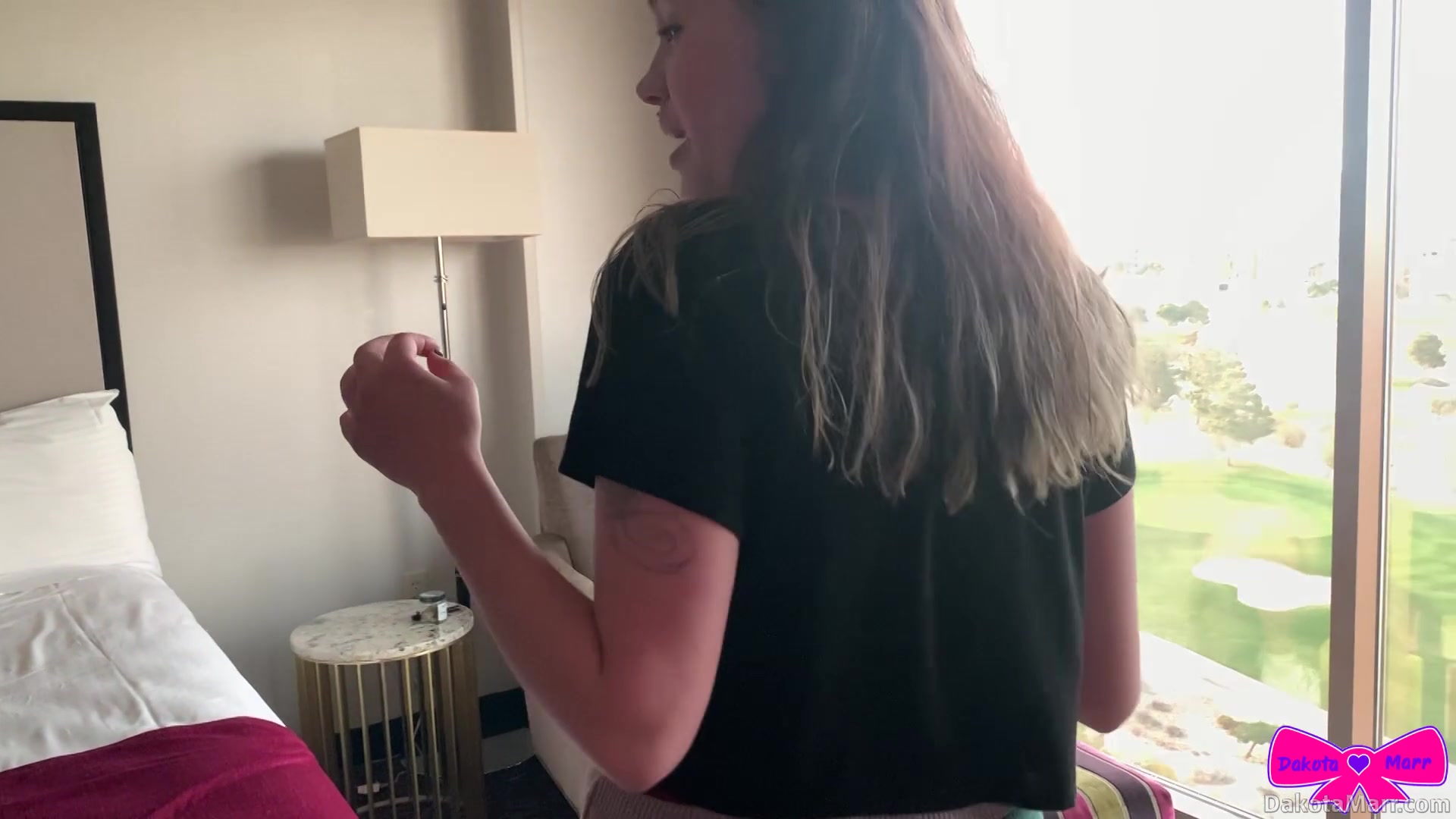 Caught Punished Hotel Weed Smoking - Dakota Marr