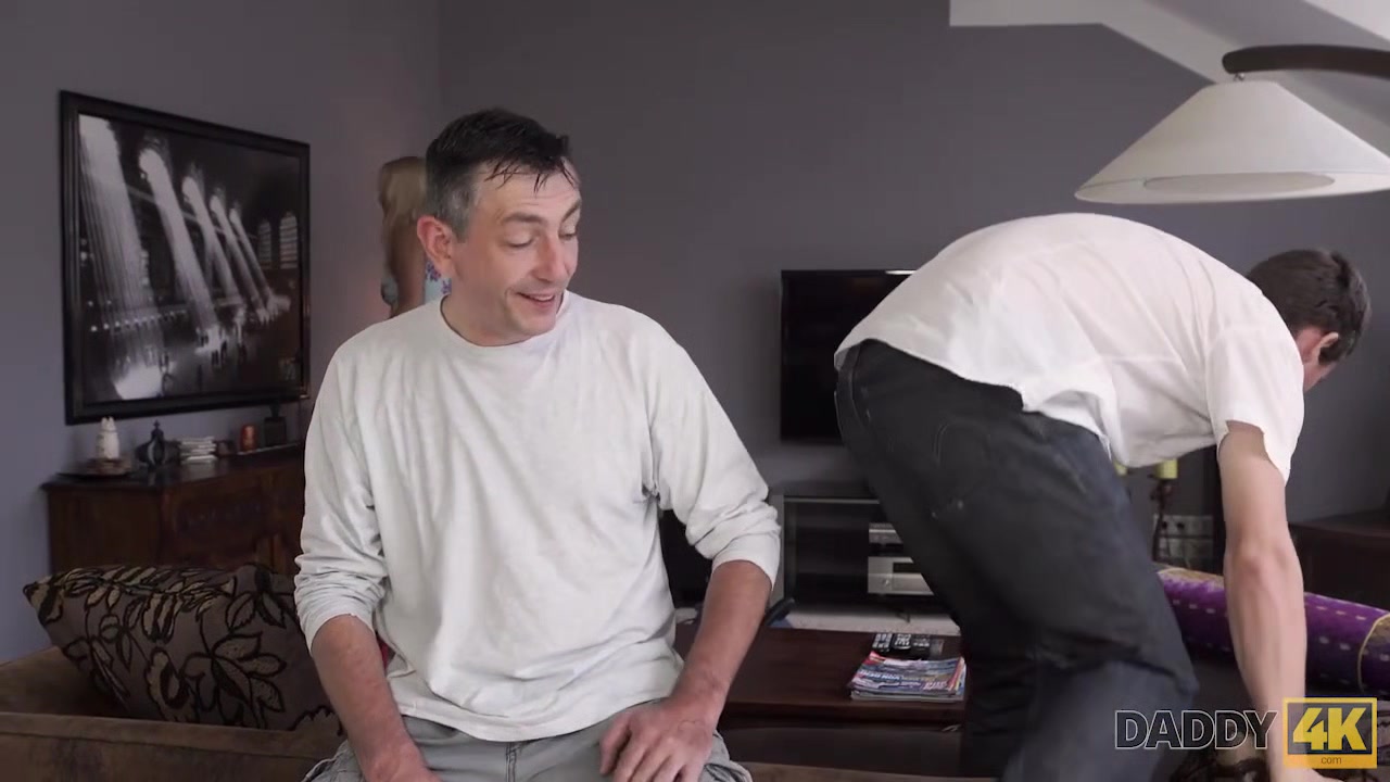 DADDY4K. Horny old man catches the right moment to seduce Step son’s girl