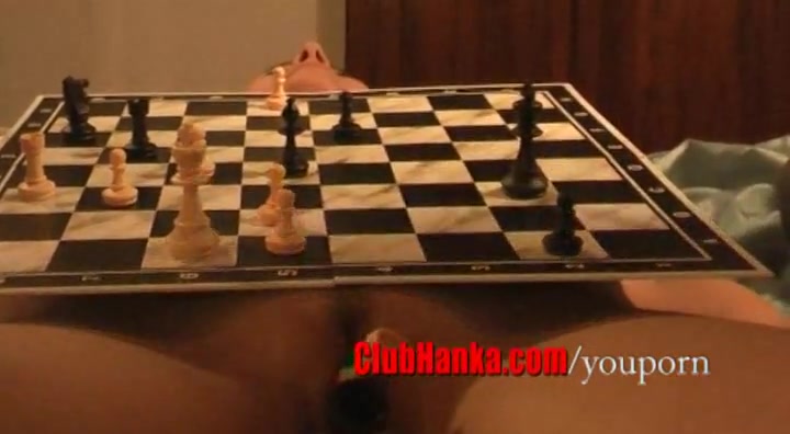 chess match on naked body