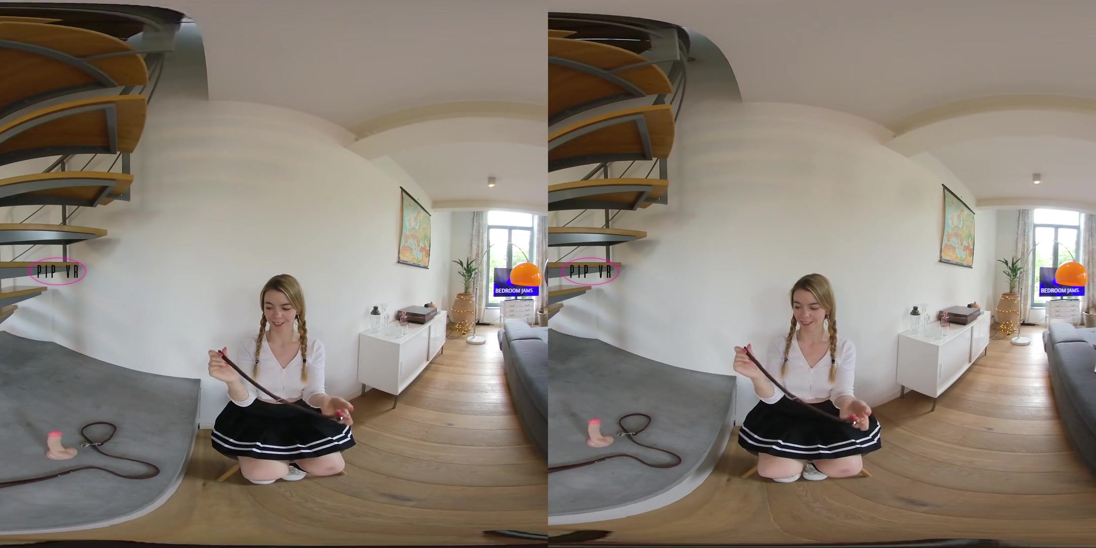 Lina Found a Dildo - Cute Teen Amateur Solo Masturbation