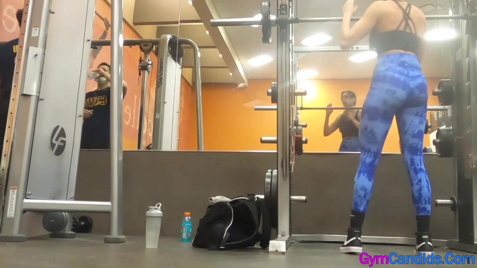 Hot Girls in Leggings at the Gym