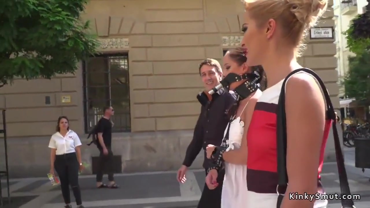 Fetish Slave Walked In Public Streets