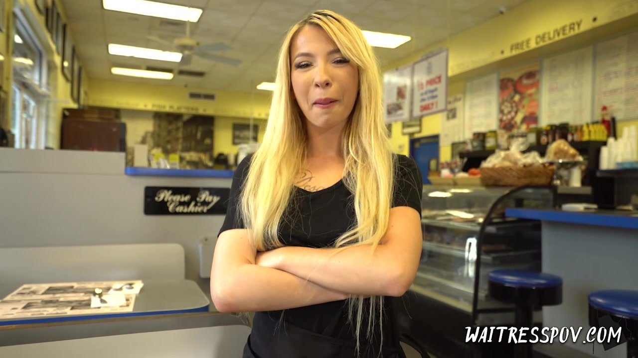 Waitress POV - Kenzie Reeves - Broke College Cutie