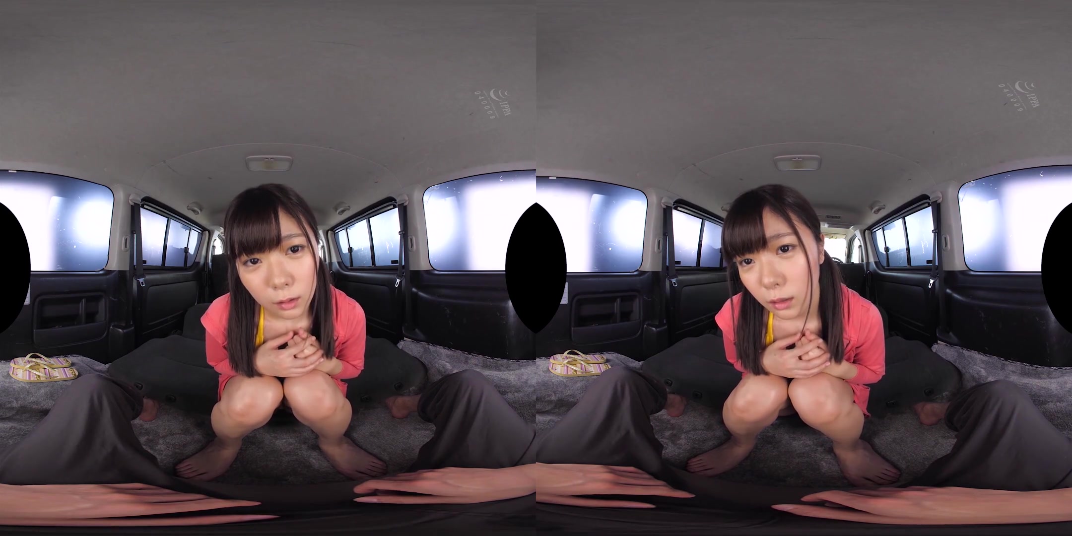 I Can't Stand it Anymore! Dripping Wet Sex in a Car 1 - Creampie Asian Petite Riding