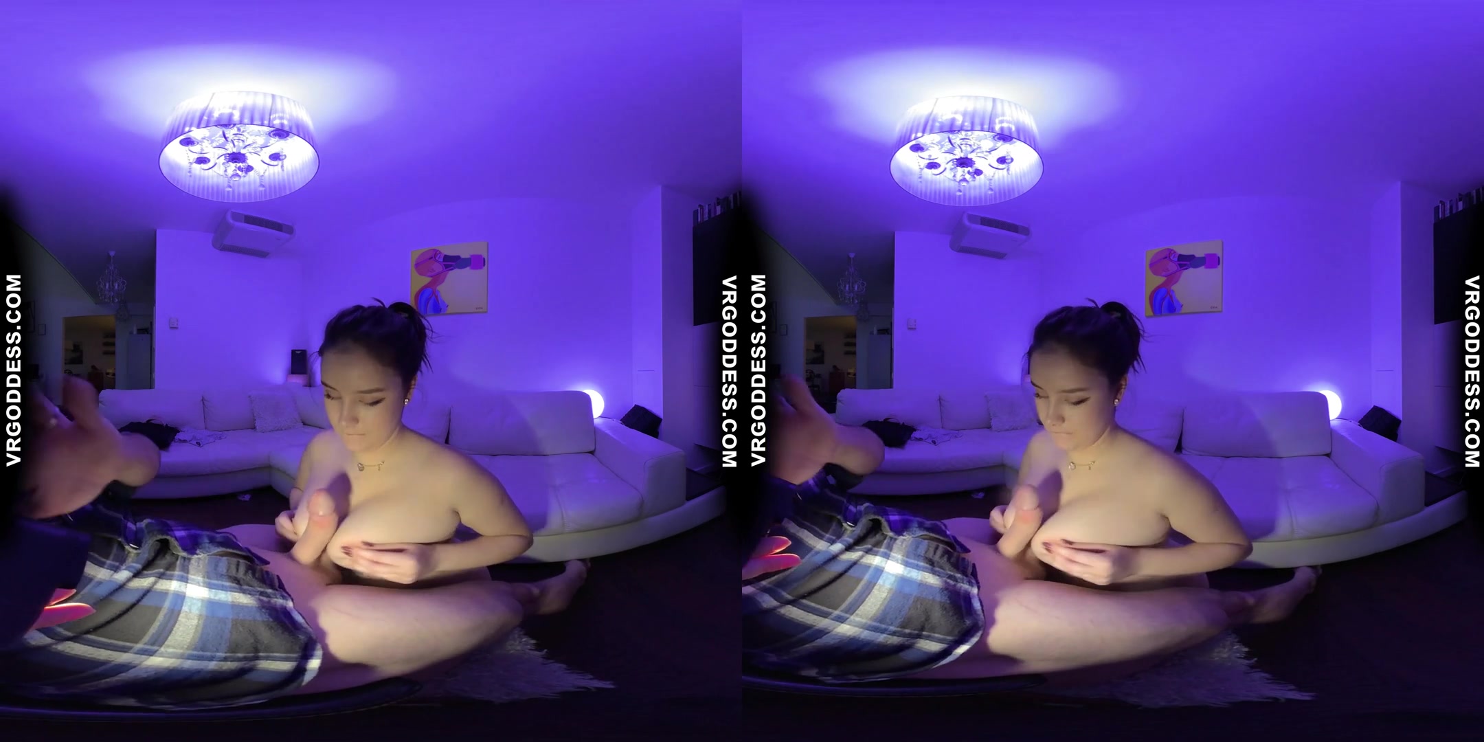 Big Boob Vanessa Klein Virtual Blowjob Sucking Dick She Finishes Me Off On Her Tits