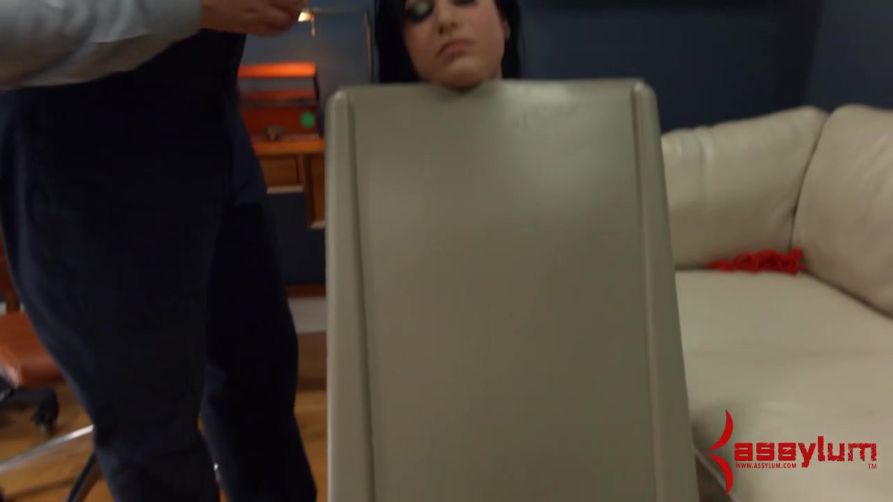 Kinky bdsm slut throating cock
