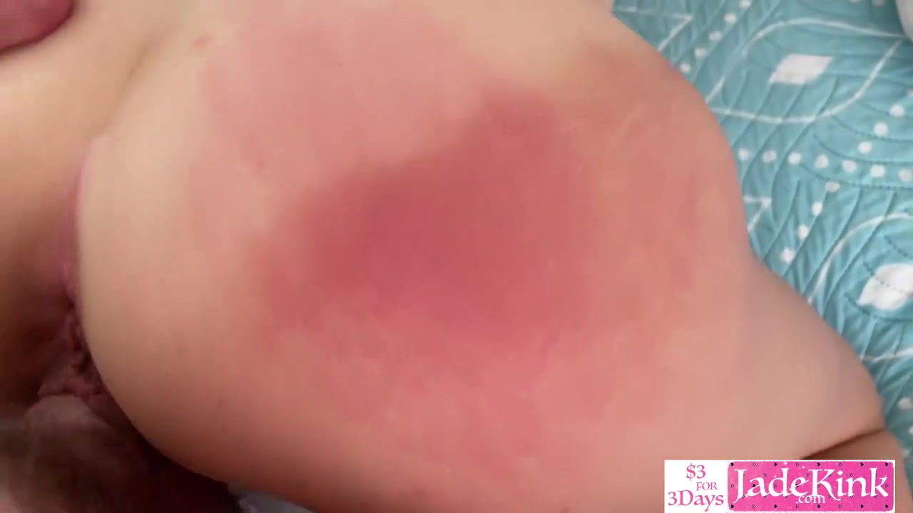 Real Girlfriend Ass Spanked And Fucked In Doggy Style