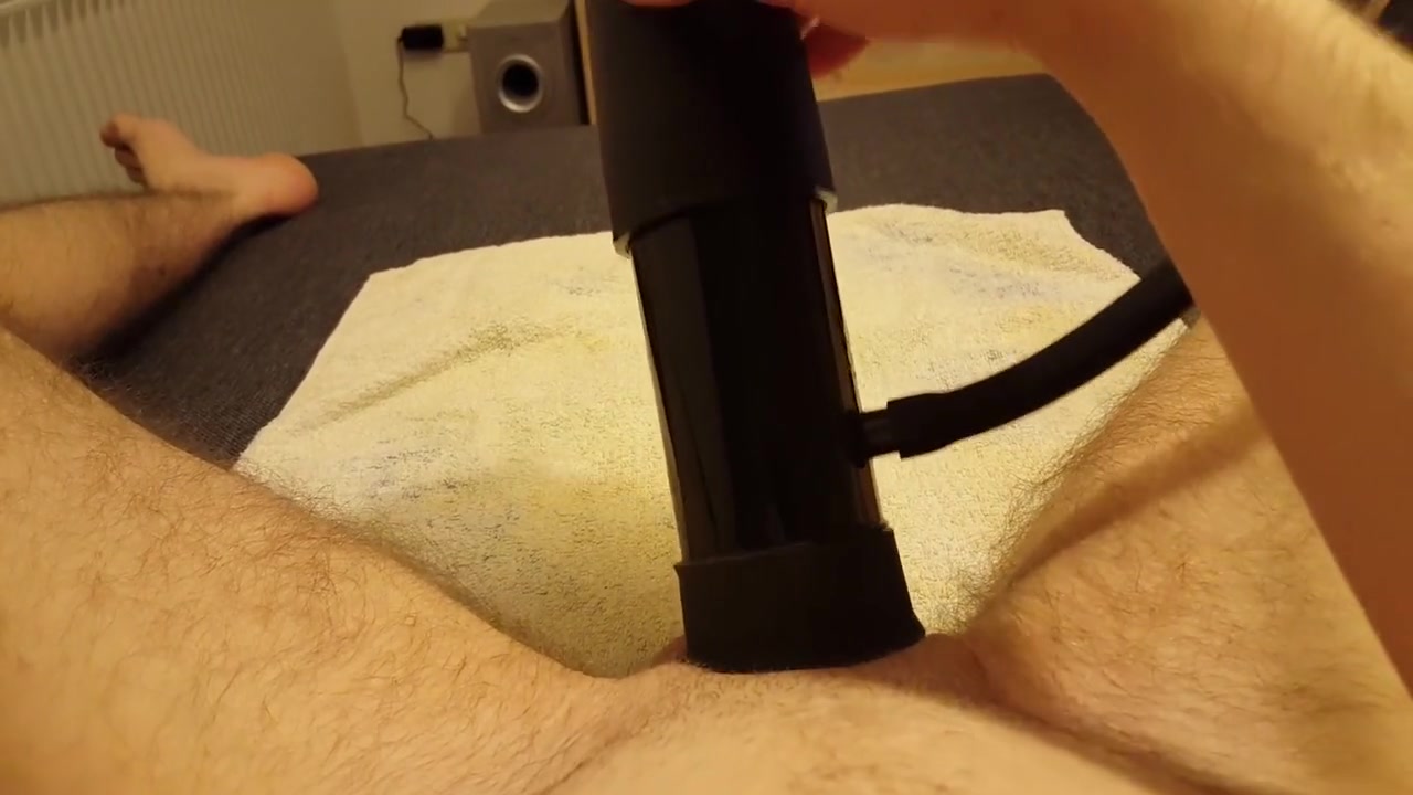 Milking My Cock With A Tremble Milking Machine