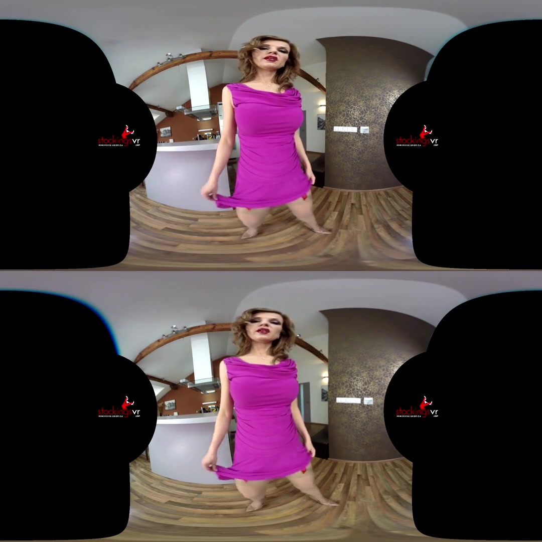 Carol Goldnerova in Dressed To Thrill Carol Gold - StockingsVR