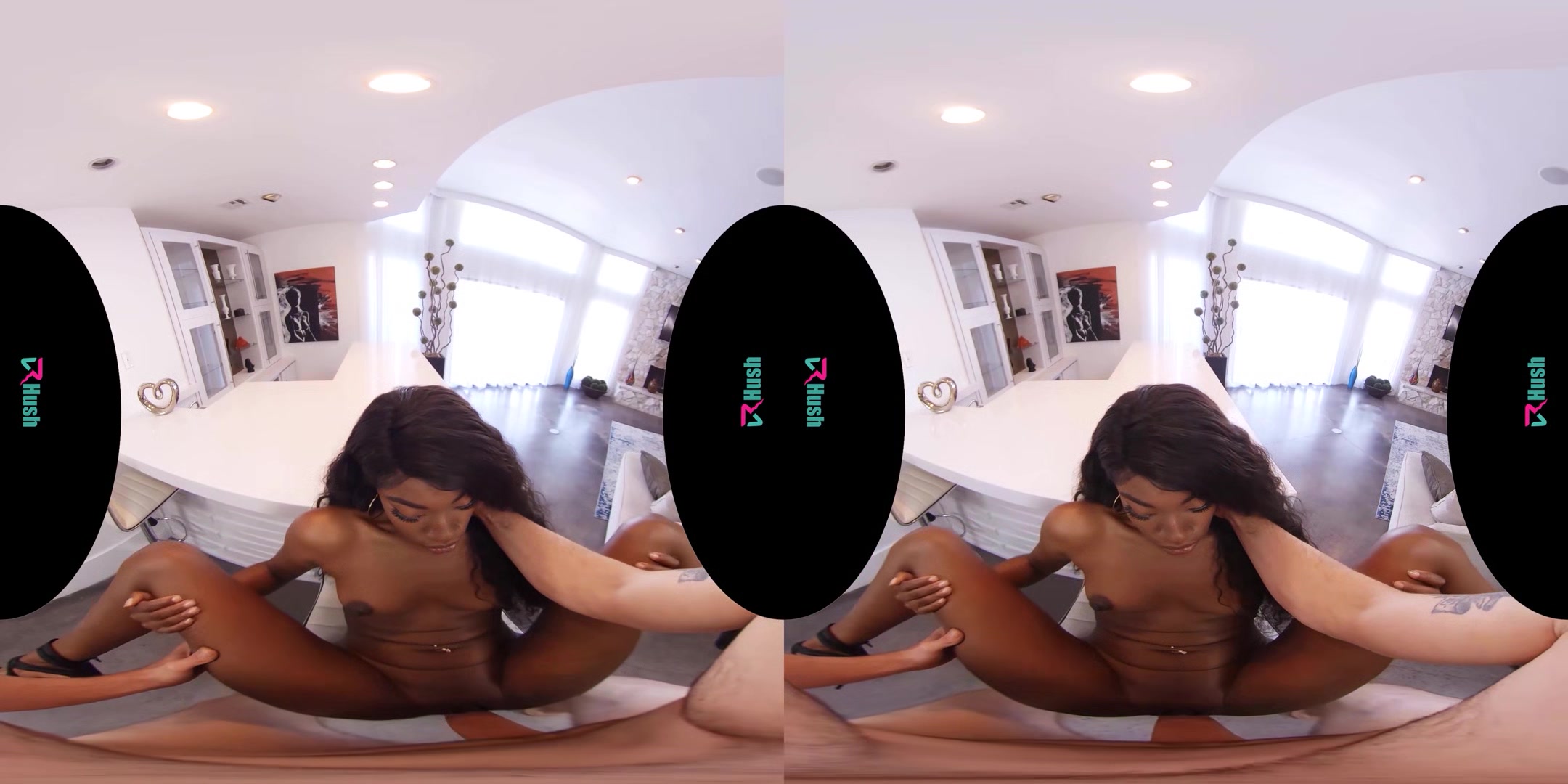 VRHUSH Amari Anne is tired of the party and wants to fuck