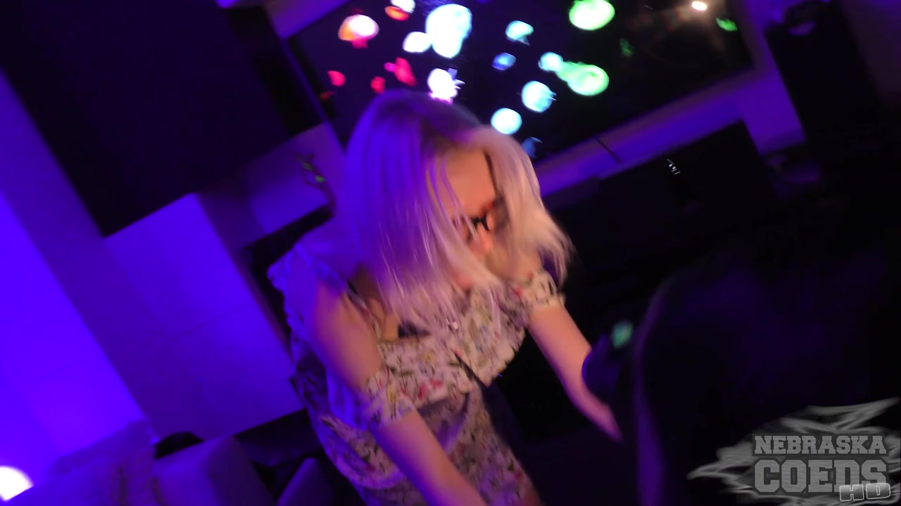 Blonde Ingrida Seducing Brille Striptease Lesbian Dildoing Rfo Orgasm