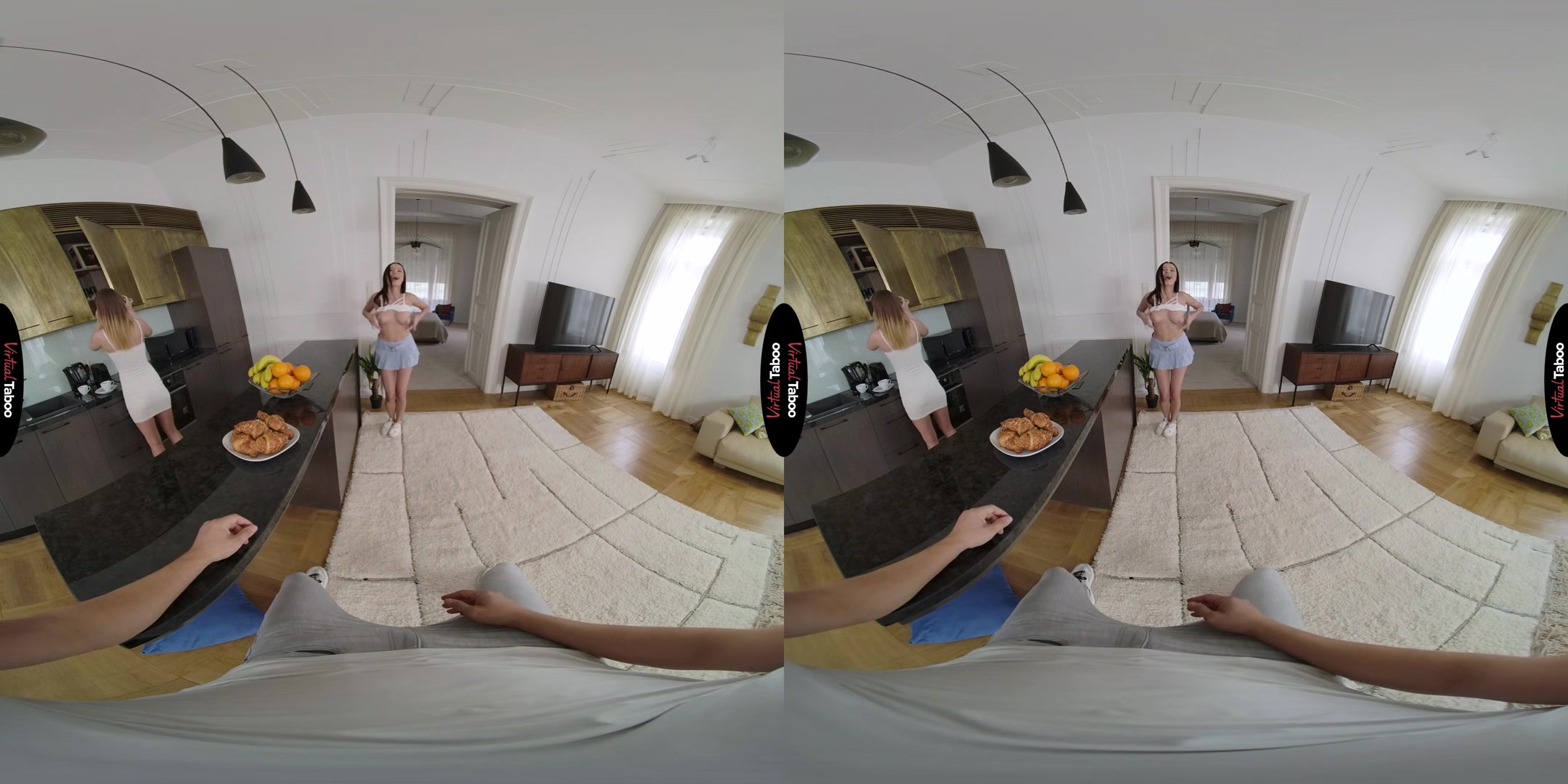 Milena Ray, Sata Jones VR Porn: Time To Share - VirtualTaboo