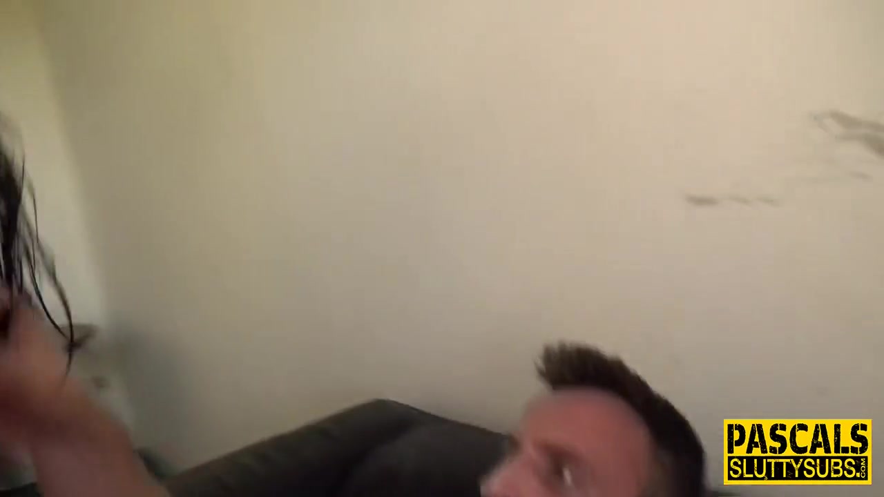 Chubby brit sub throated