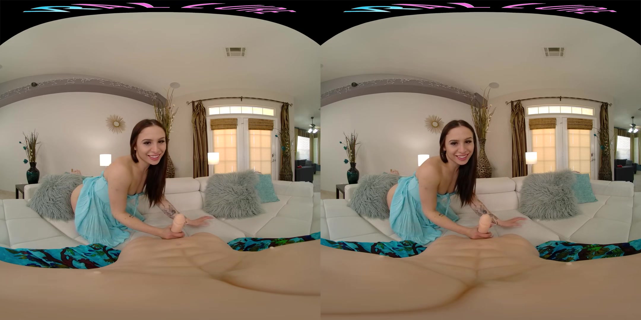 Lay Back And Relax - Petite Brunette Riding Dick