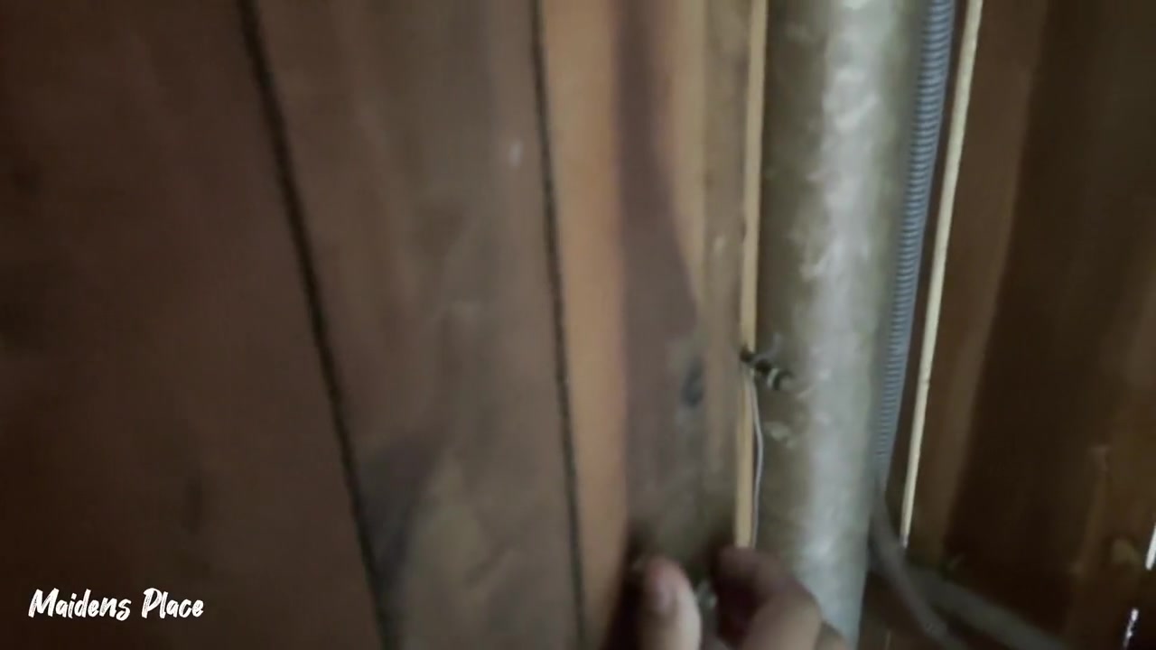 Pleasing Myself In The Wooden Little House