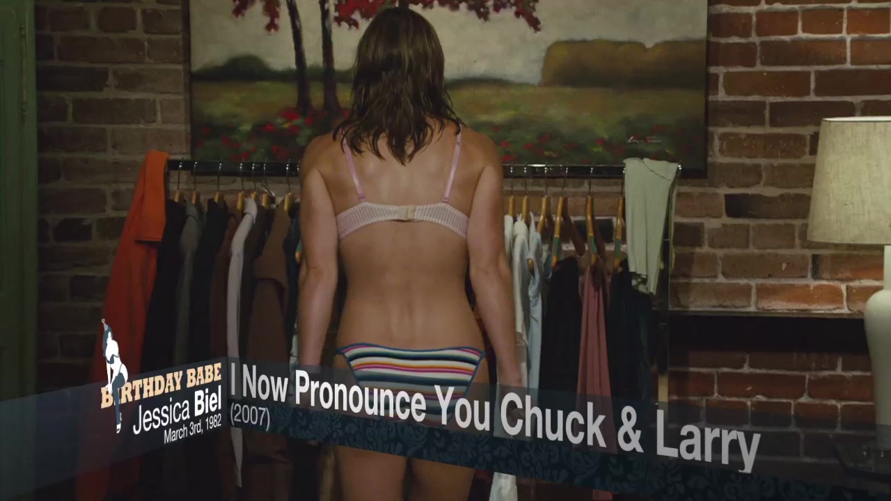 Jessica Biel Unwraps Her Birthday Presents - Mr.Skin