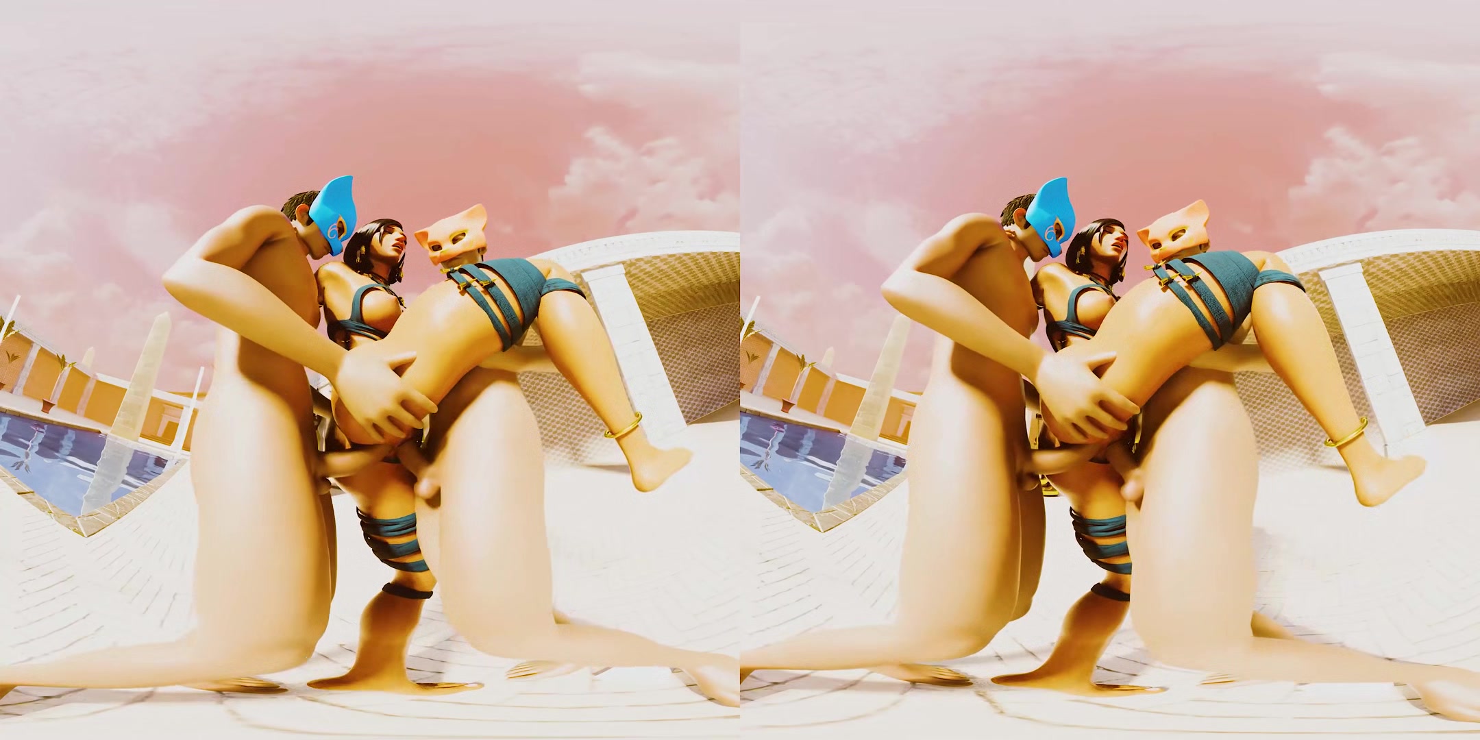 Eygptian Double Penetration - Vranimeted