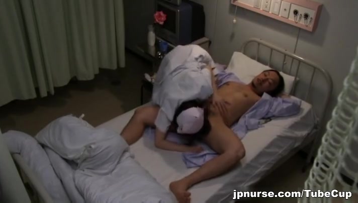 Naughty Japanese milf is a hot nurse getting banged