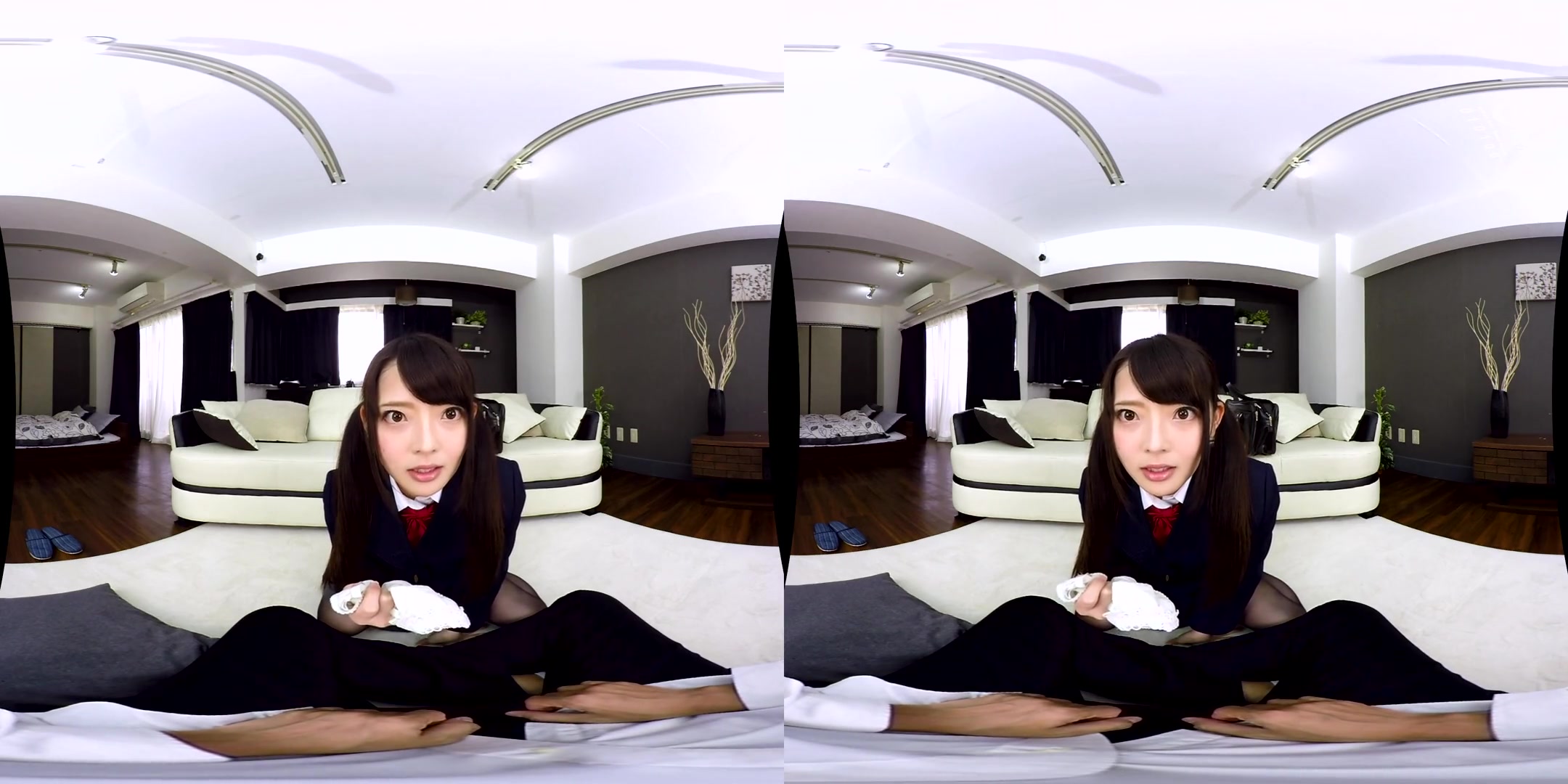 [VR For Masochistic Men] Your Stepsister-in-Law Wearing Black Pantyhose 1 - Asian Nylons Hardcore