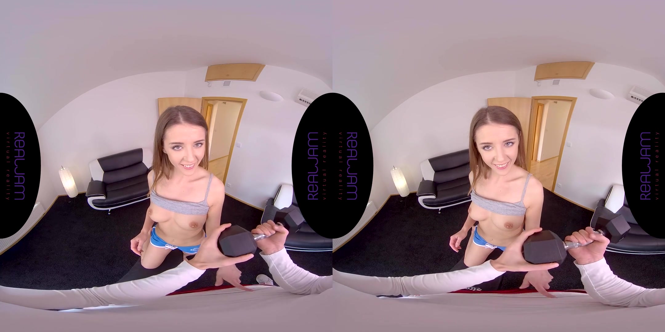 The Workout with Sybil - Cute Virtual Girlfriend Interrupts your Workout