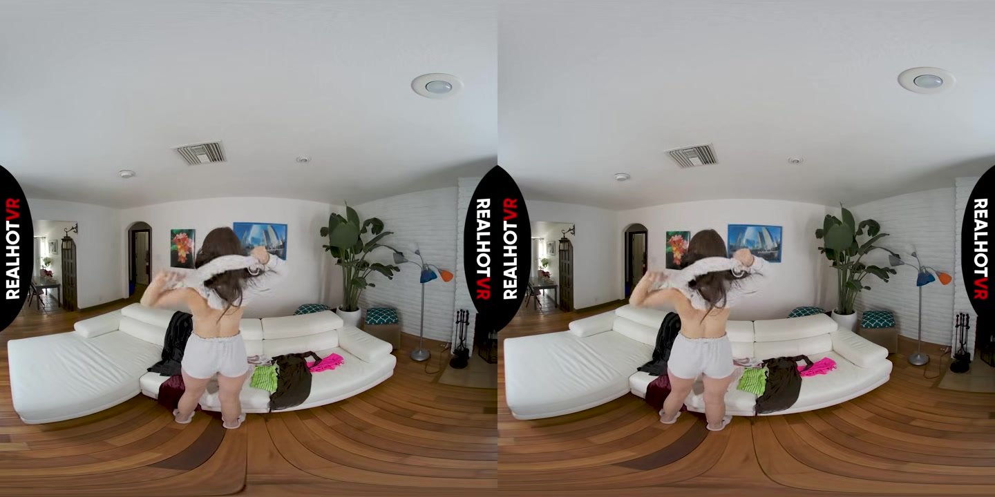 Masturbate To My Teen Tits While I Try On Sexy Cocktail Dresses & Tight Short Shorts - RealHotVR