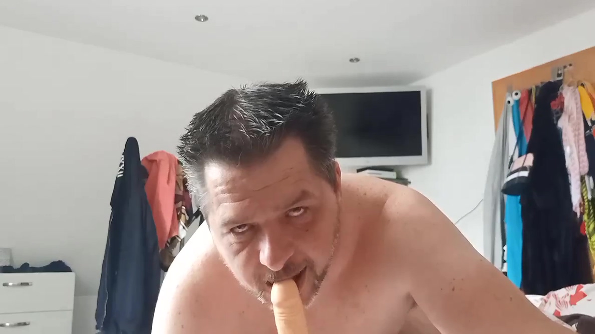 Sascha Kern Gives Dildo A Blowjob
