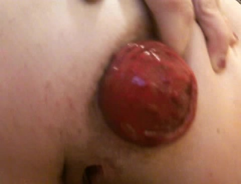 Ann drills her anus with a sex toy in kinky sex film