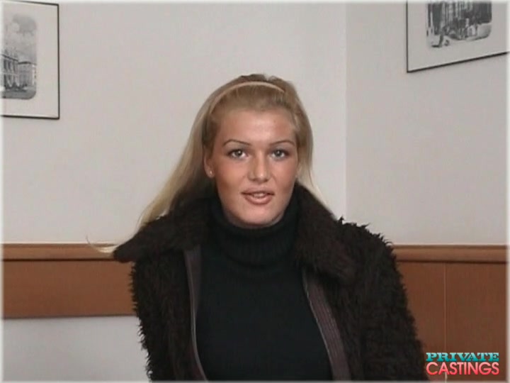 Sexy Blonde Monica Moore visits Private Casting's Couch