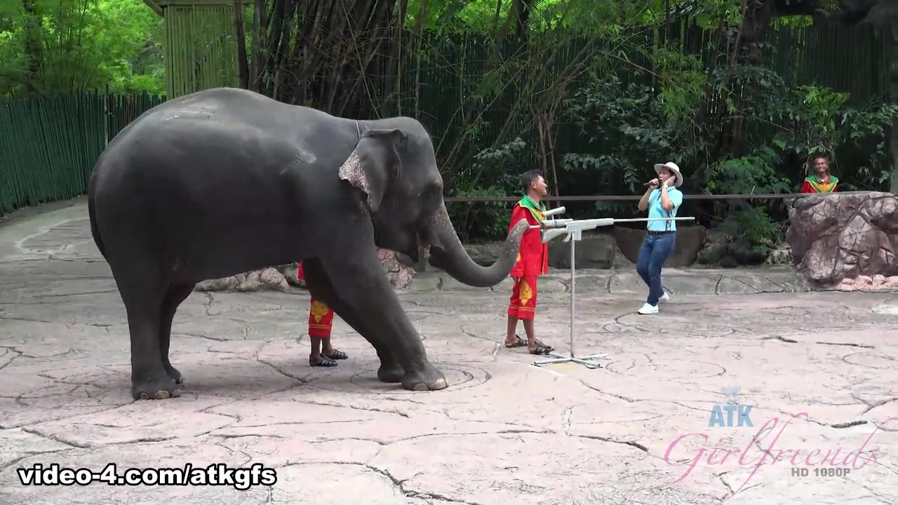 Moka Mora in Moka Is Having The Best Time Feeding Animals - ATKGirlfriends