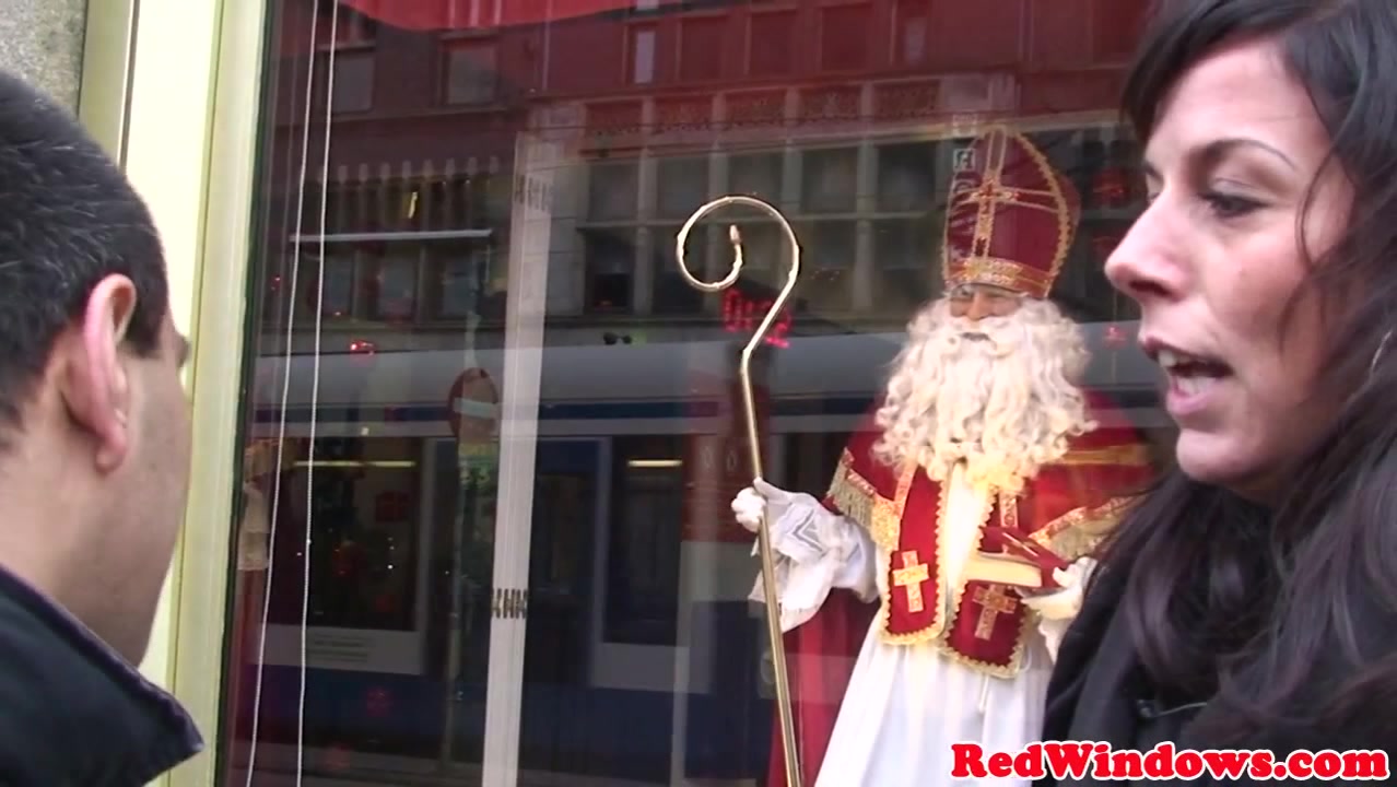 Amsterday hookers in threeway action with lucky tourist
