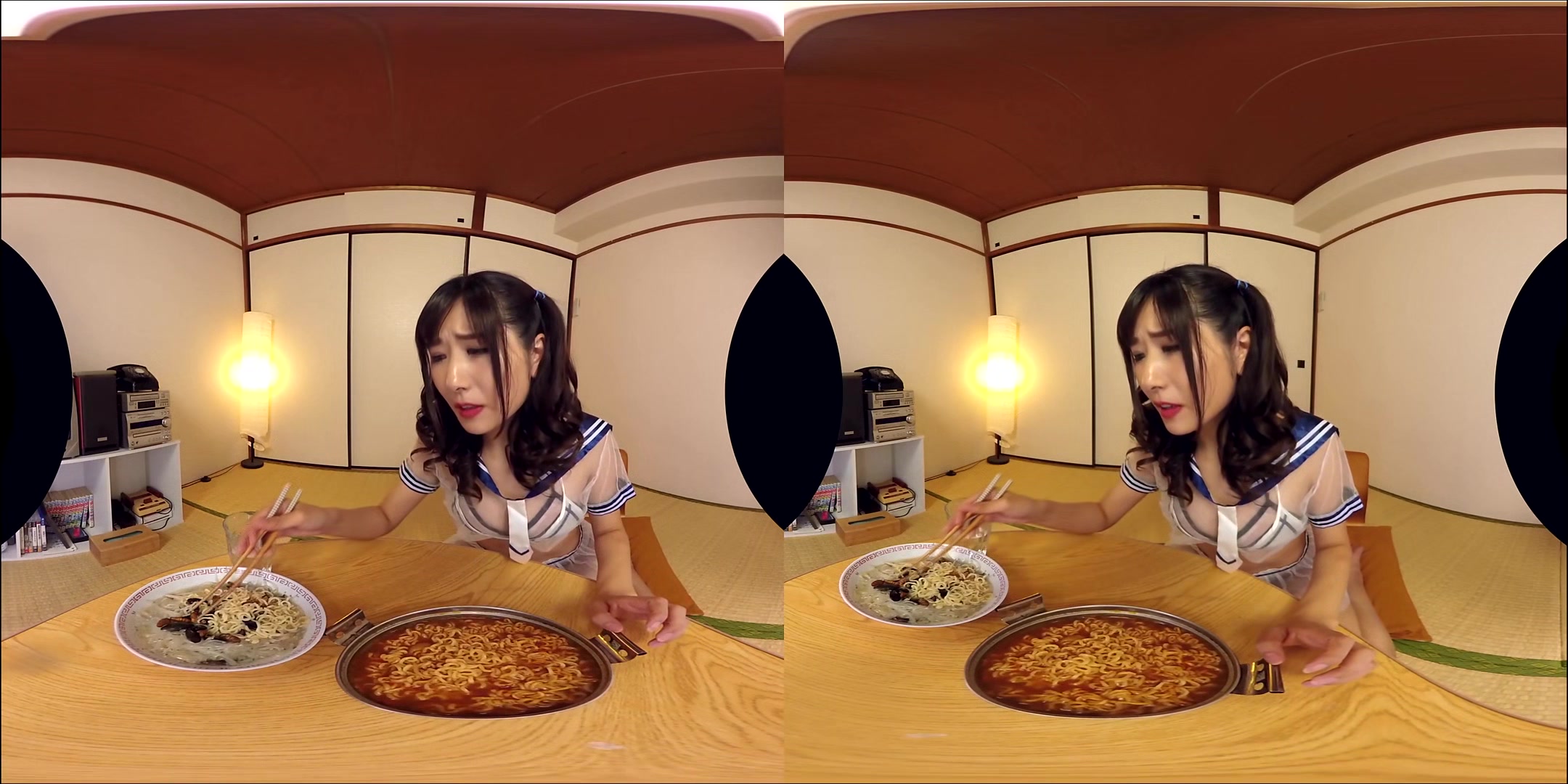 Kotomi Soramame Eats Bugs; Hot Japanese Idol Softcore Food Fetish