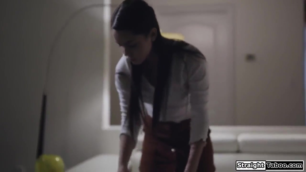 Latina Babysitter Impregnated By Old Man