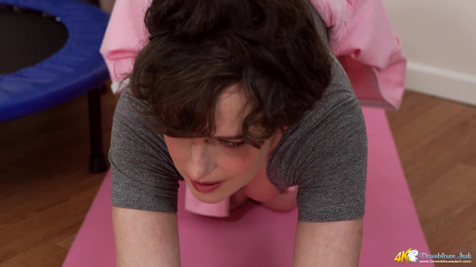 Horny Yoga - DownblouseJerk
