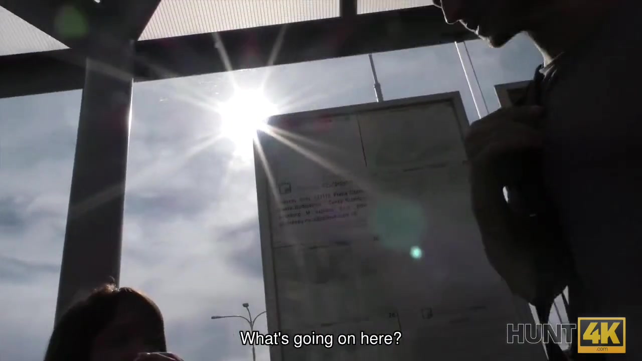 HUNT4K. Cuckold let girlfriend have sex for money with another guy