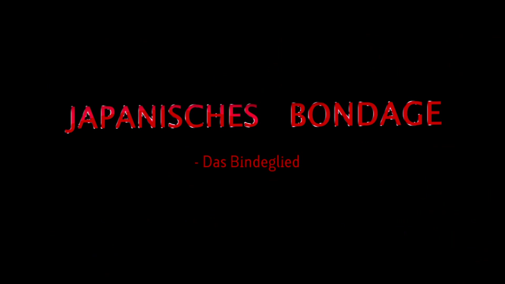 Japanisches Bondage - Das Bindeglied