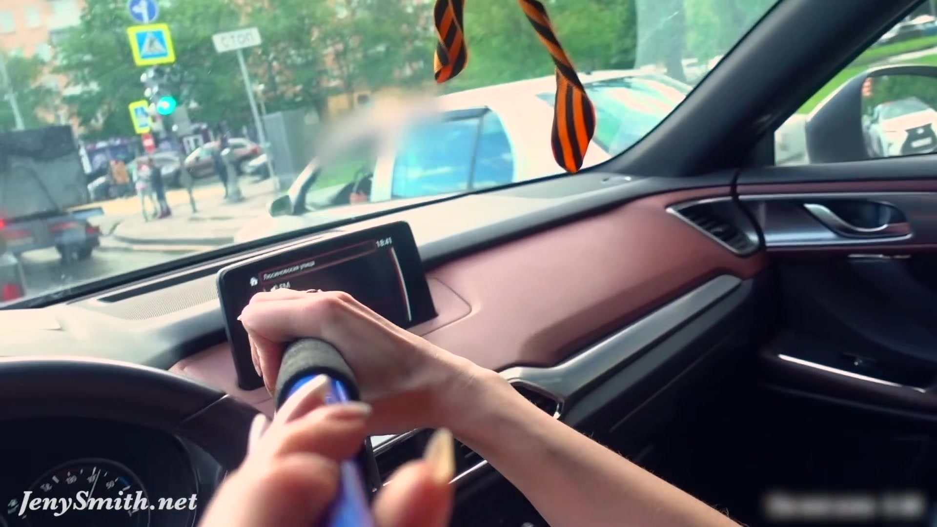 Jeny Smith was caught naked in a car twice