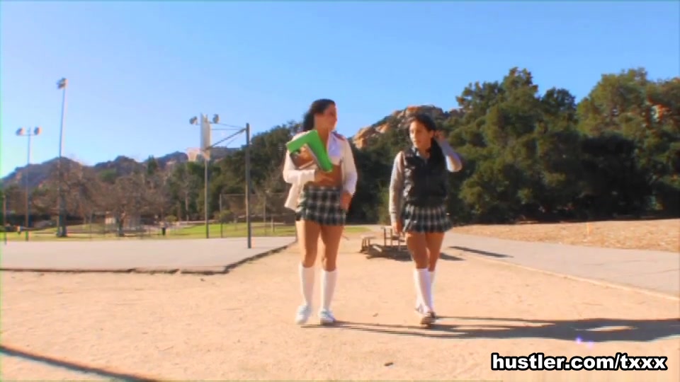 Liv Aguilera & Lola Foxx in Latin School Girls - Hustler