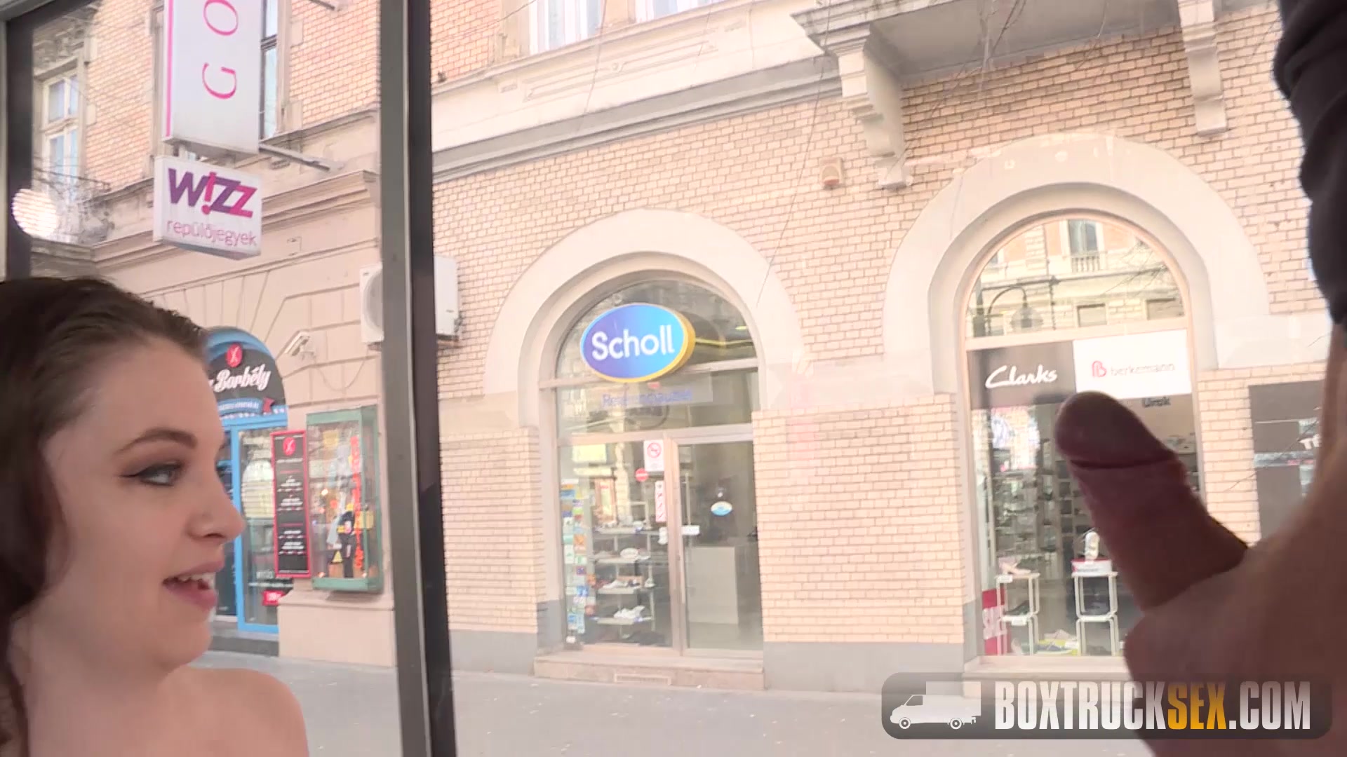 Hot Angelina Brill's Tight Pussy gets Fucked in Public