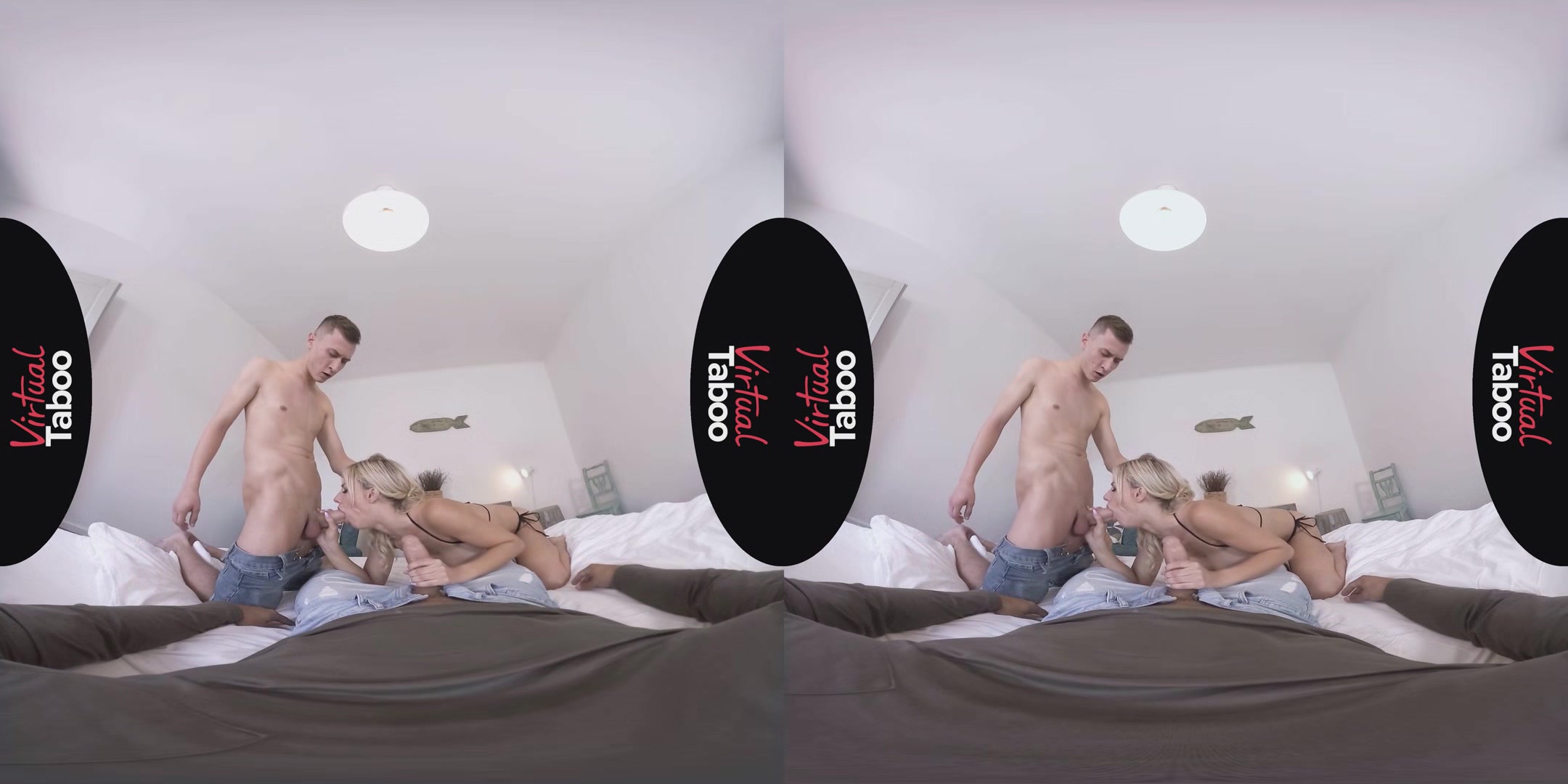 Nathaly Cherie VR Porn: One MILF, Two Cocks, Three Holes - VirtualTaboo