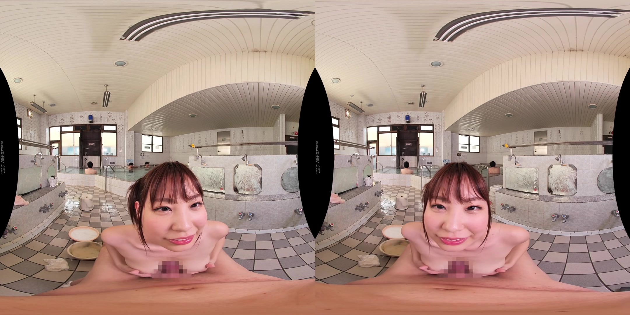 Harura Mori - A Lovely Smile, A Busty Chest, and a Happy Ending! This Bathhouse Girl will Leave you Feeling Fresh and Clean - SodCreate