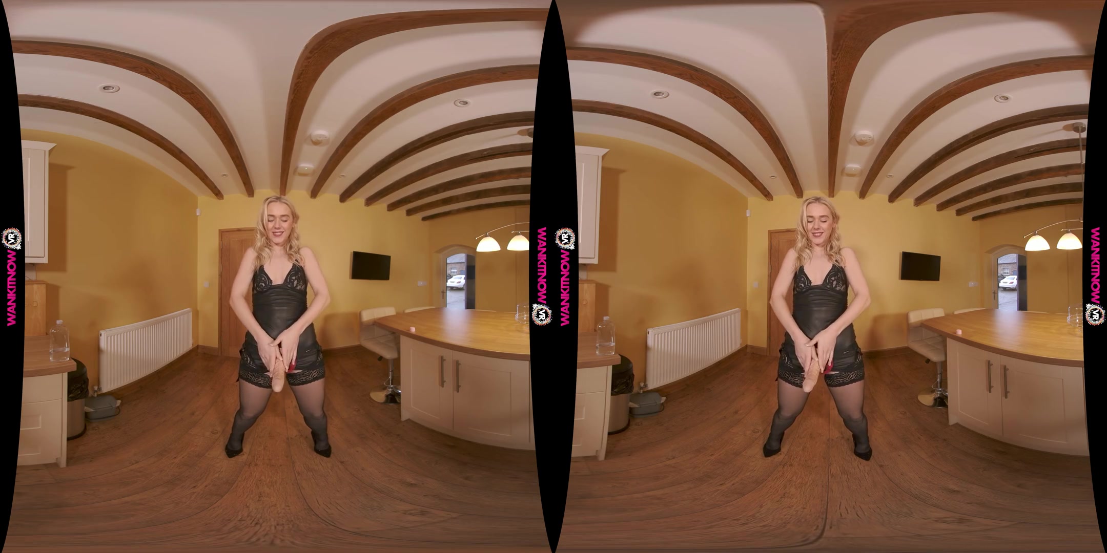 Masturbation Lesson - Blonde Lingerie Toy JOI - SexLikeReal