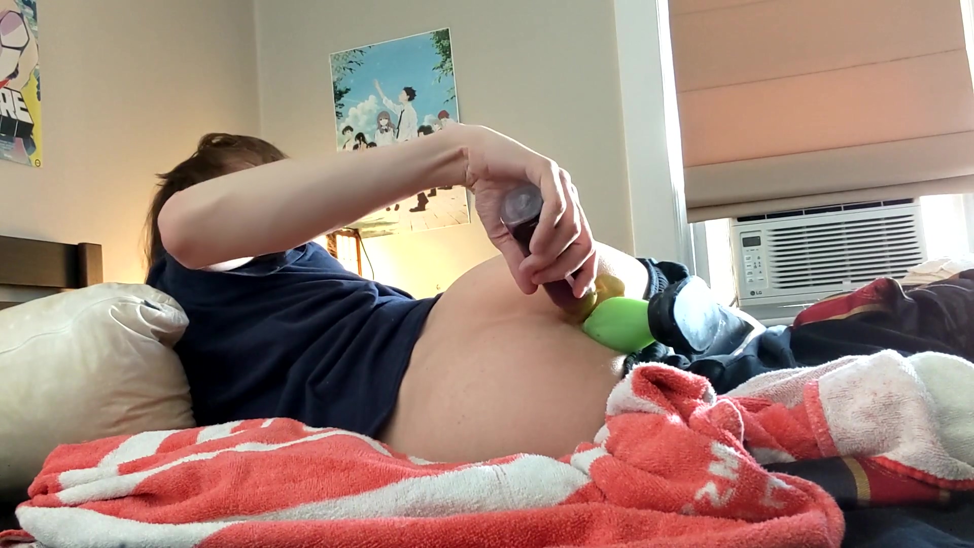 Femboy Fucks And Rides Dildo Until He Cums lewdtari
