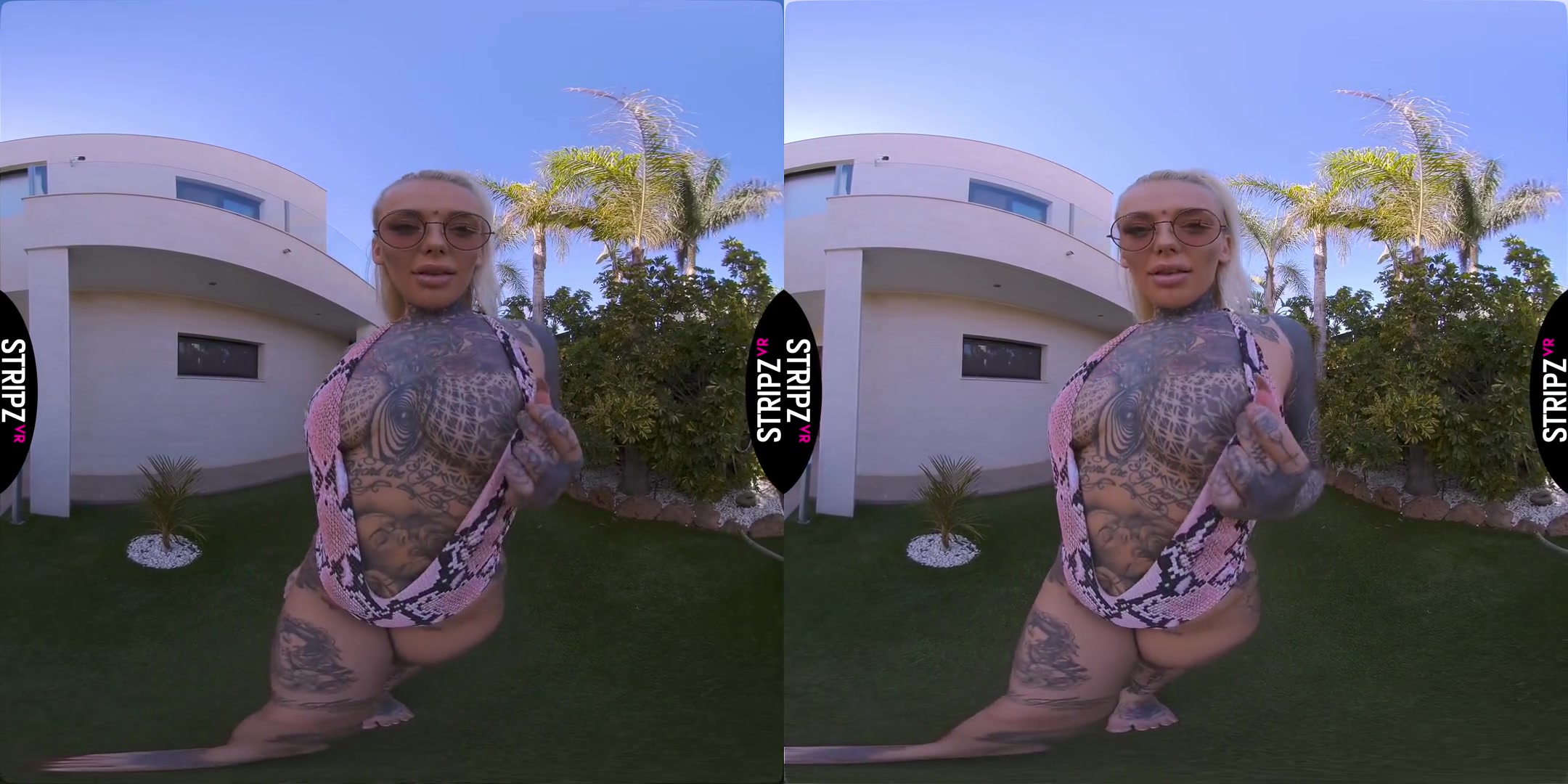 Hotter Than Hot - Blonde Alt-Girl Striptease - SexLikeReal